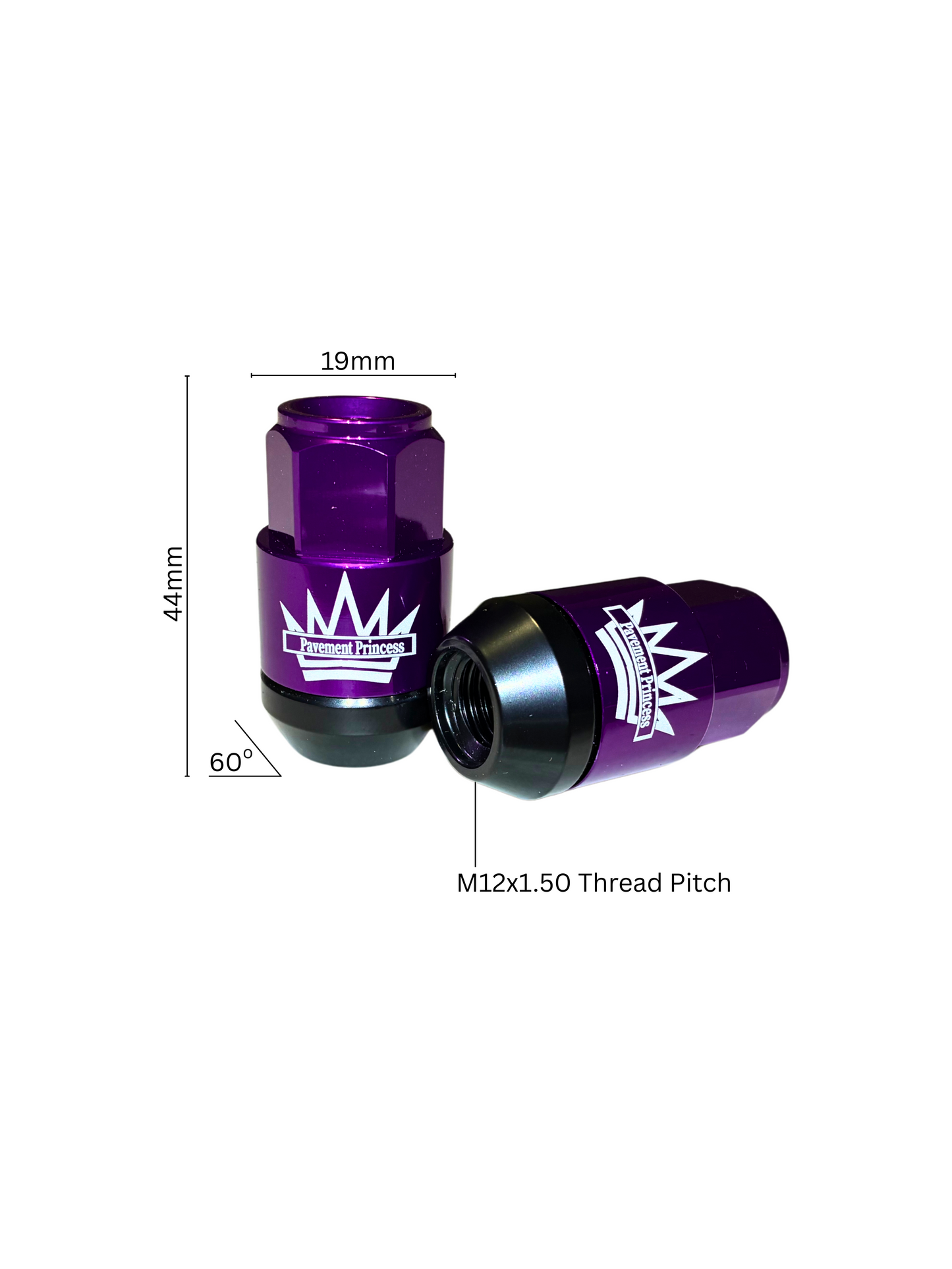 Purple M12 x 1.50